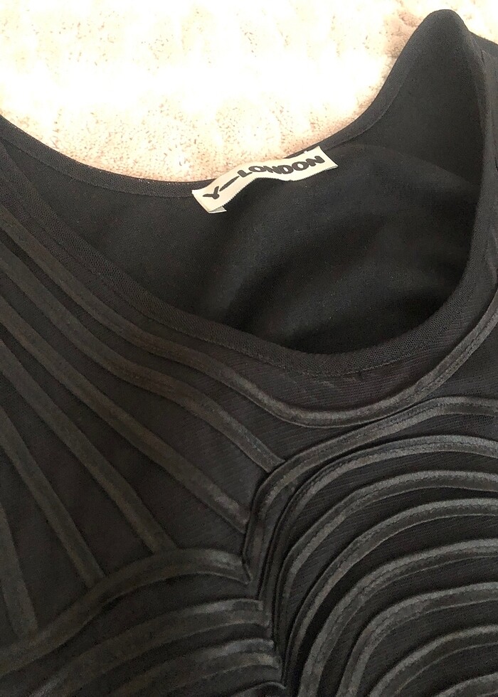 Siyah elbise - Görsel 4