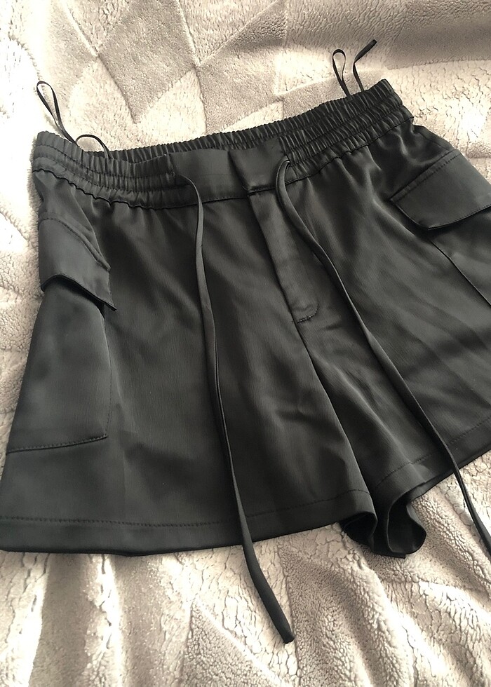 Zara Siyah Şort - Görsel 2
