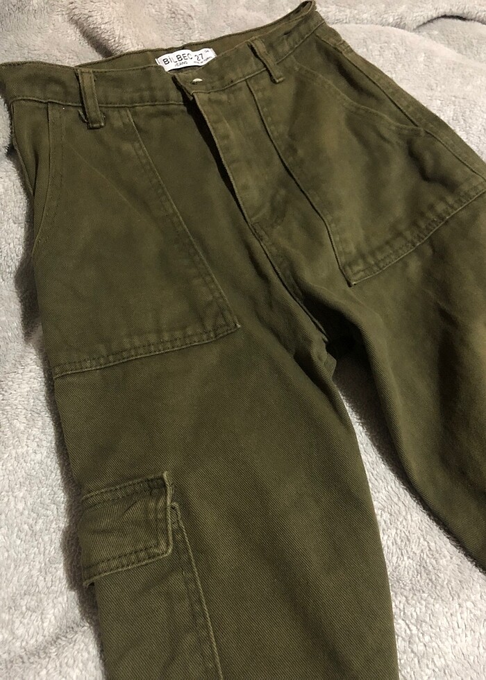 Yeşil Kargo Pantolon - Görsel 3