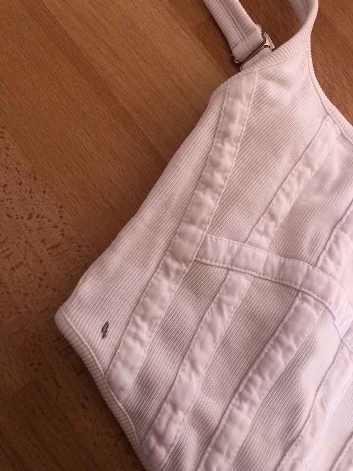 Beyaz Askılı Büstiyer - Görsel 3