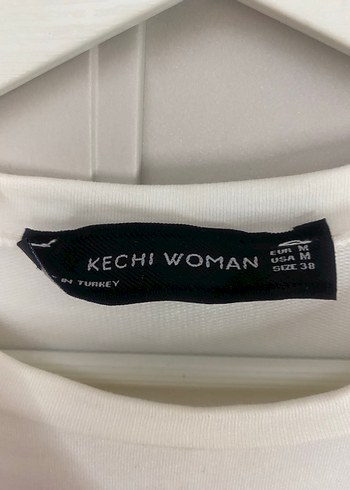 Kadın Beyaz Uzun Kollu Basic Sweatshirt - Görsel 2