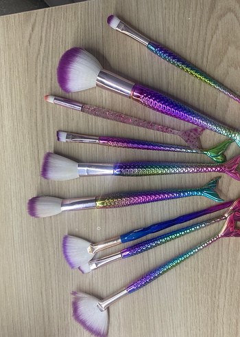 Renkli Makyaj Fırça Seti - Görsel 2
