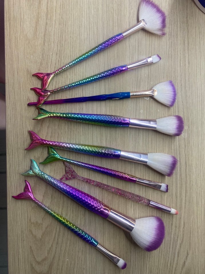 Renkli Makyaj Fırça Seti - Görsel 3