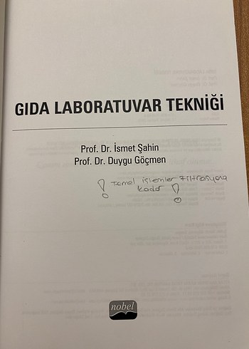 Gıda Laboratuvar Tekniği Kitabı - Görsel 2