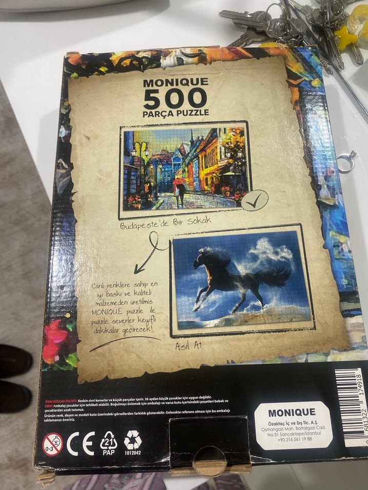 500 Parça Çok Renkli Puzzle - Görsel 2