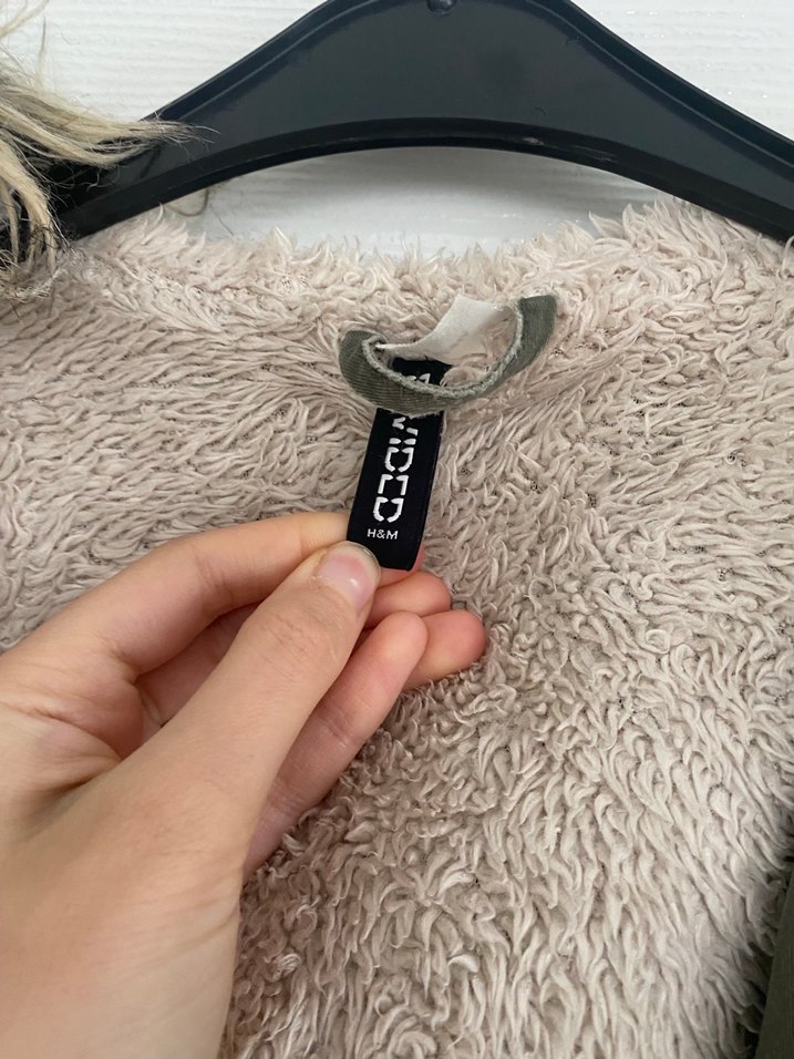 Gri Kürklü Midi Kadın Mont - Görsel 2