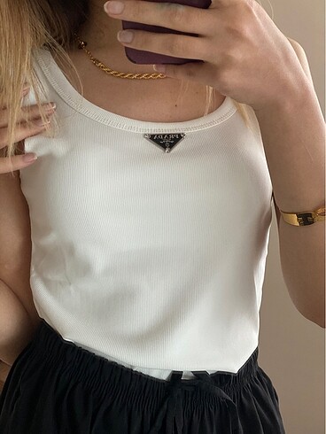 Prada Prada askılı bluz