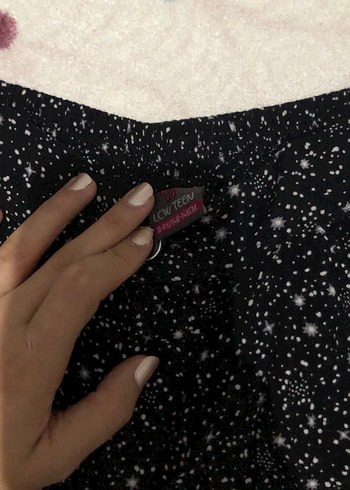 Lcw Düğmeli Siyah Mini Şort - Görsel 2