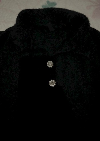 Defacto Düğmeli Siyah Kadın Triko Kazak - Görsel 2