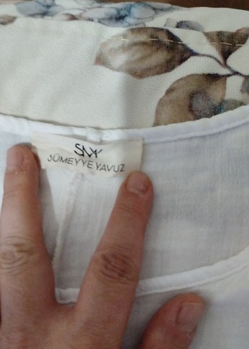 Beyaz müslin elbise - Görsel 3