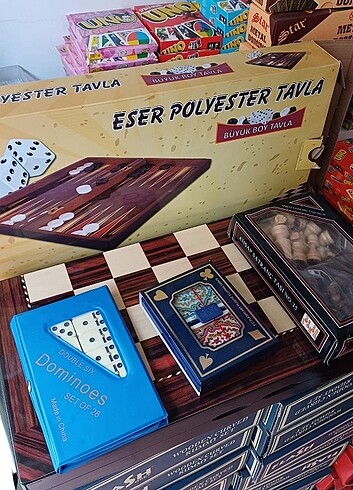 Tavla satranç kagit domino