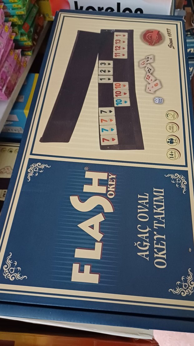 oval okey ahsap - Görsel 3