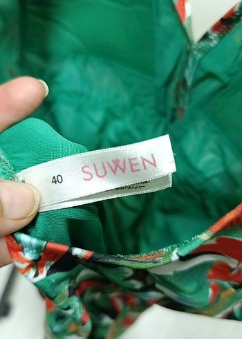 Drapeli Uzun Bantlı Kadın Mayo - Görsel 4