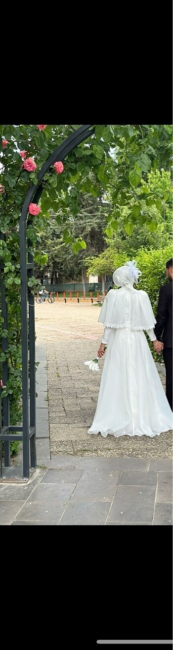 36 Beden beyaz Renk Nikah elbisesi