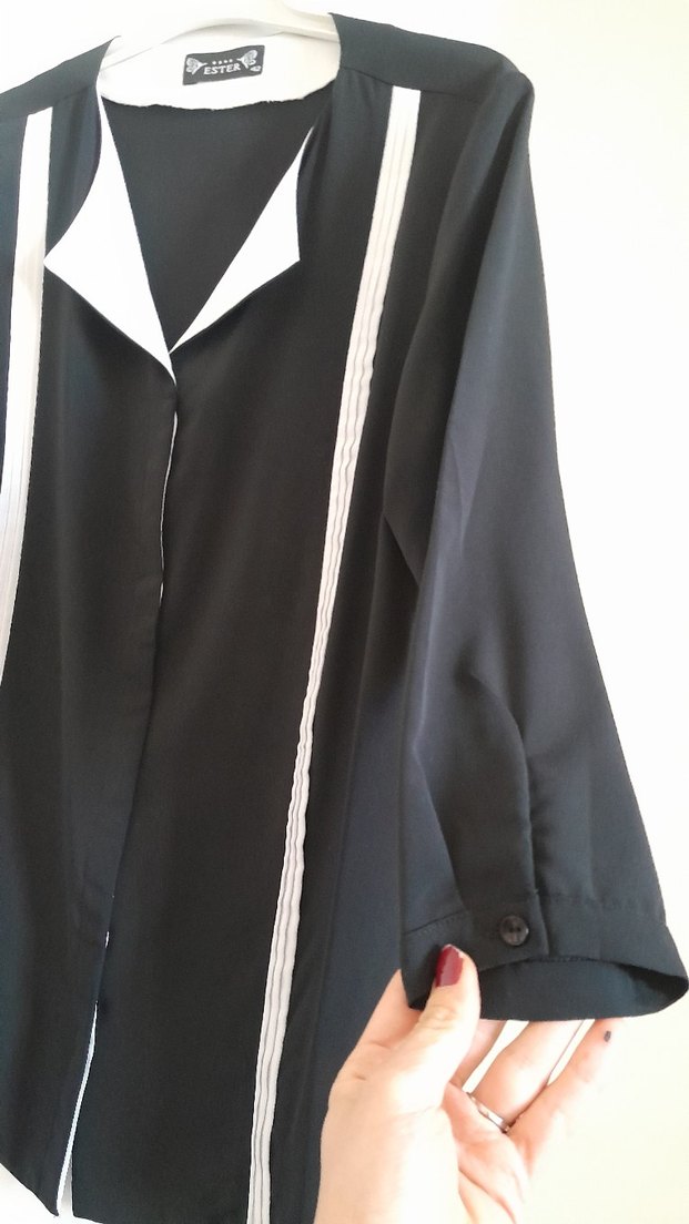 abiye şifon kadın şık  bluz - Görsel 3