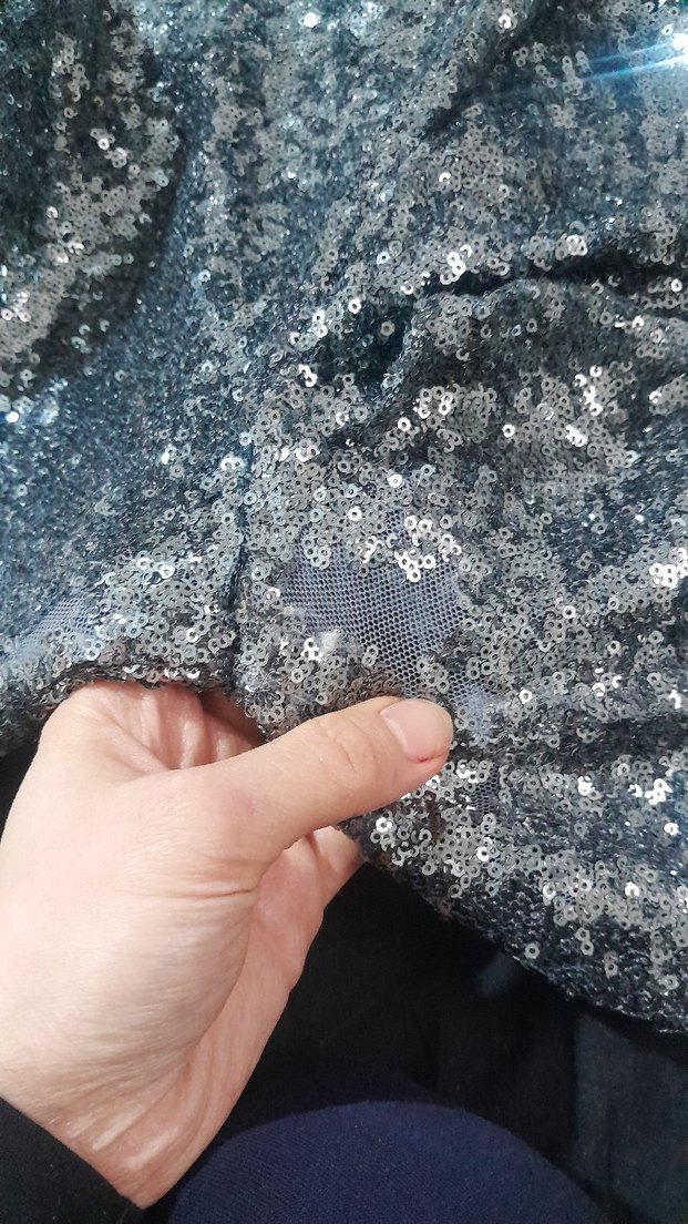 zara Gri parlak payetli şık tayt pantolon - Görsel 2