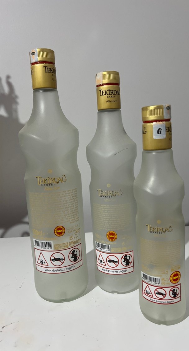 boş dekorluk alkol şişesi - Görsel 2