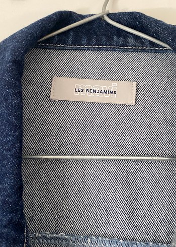 Les Benjamins Kadın Lacivert Düğmeli Denim Ceket