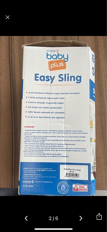 Diğer Baby Plus easy sling