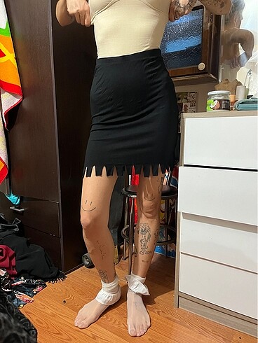 Siyah dar etek - Görsel 2