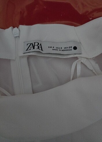 s Beden beyaz Renk ZARA TULUM