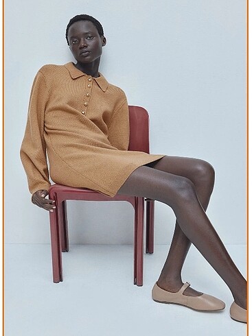 m Beden camel Renk H&M elbise (tunik)