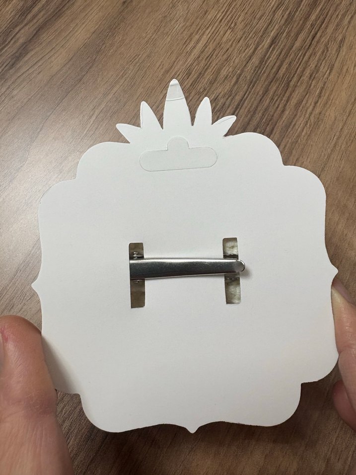 Beyaz Örgü Çiçekli Çocuk Toka - Görsel 2