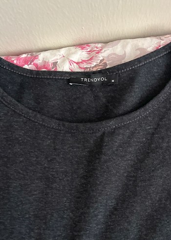 Gri Siyah Midi Elbisesi - Görsel 2