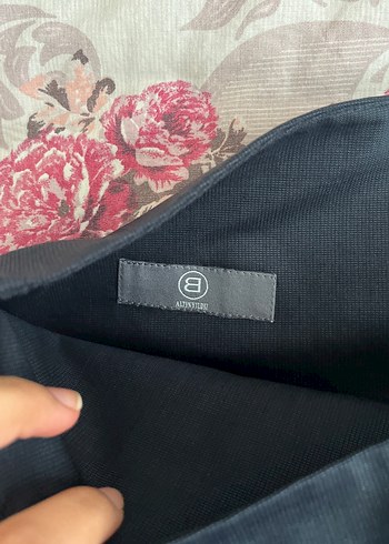 Kemerli lacivert Midi - Görsel 2