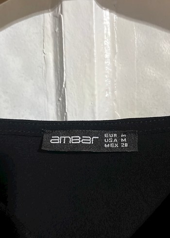 Düğmeli Siyah V Yaka Uzun Kollu Kadın Bluz - Görsel 4