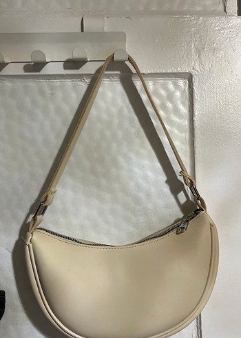 Bej Deri Minimalist Kadın Çanta - Görsel 2