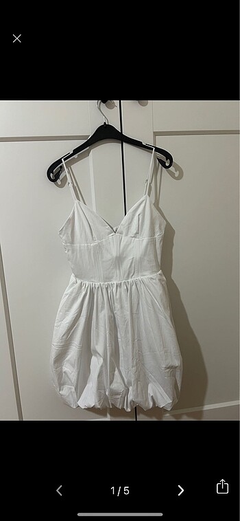 Zara poplin elbise