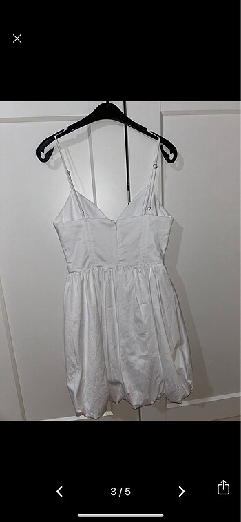 xs Beden Zara poplin elbise
