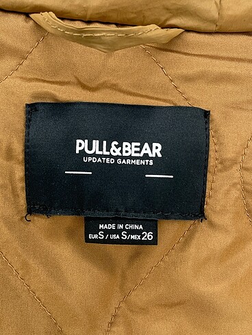 s Beden kahverengi Renk Pull and Bear Mont %70 İndirimli.