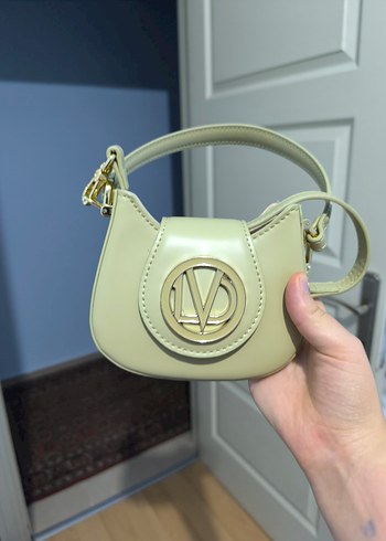 Levidor Bej Baskılı Deri Kadın El Çantası - Görsel 2