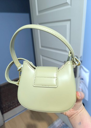 Levidor Bej Baskılı Deri Kadın El Çantası - Görsel 3