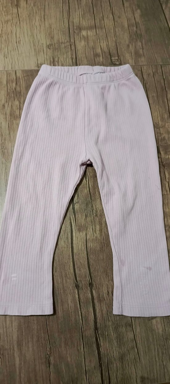 Kız Çocuk Pileli Pembe Tayt - Görsel 3