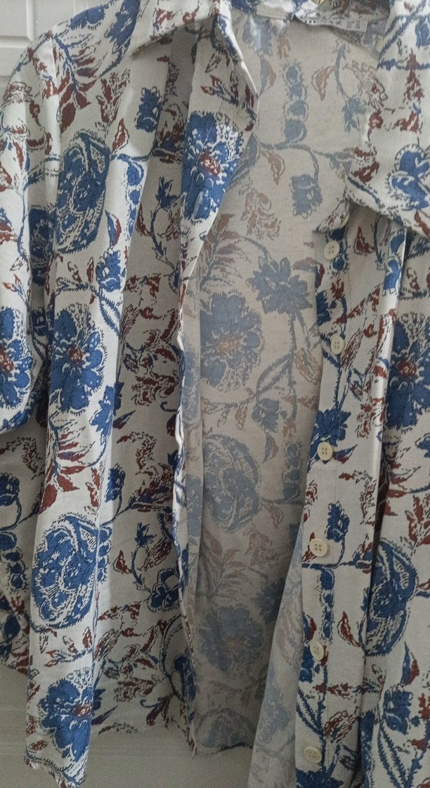 Bohem Desenli Uzun Kollu Gömlek - Görsel 5