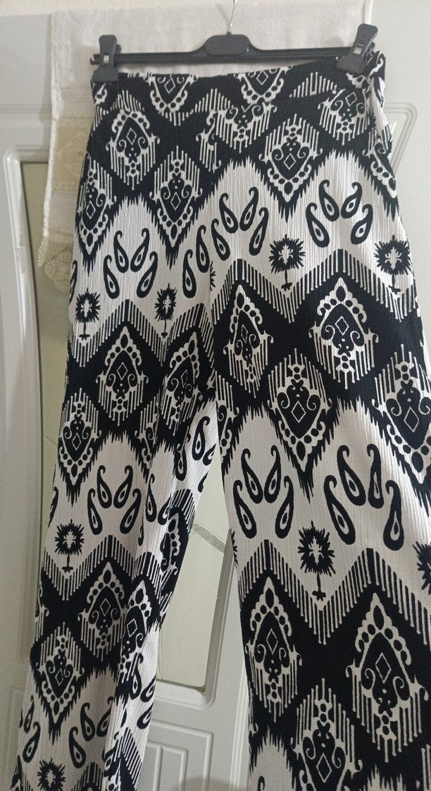 Bohem Desenli Uzun  Tunik pantolon - Görsel 4