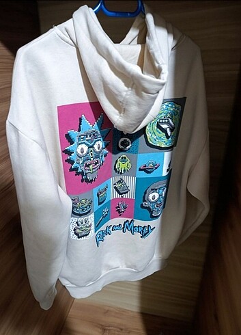 Defacto Rick and morty oversize fit sweatshirt
