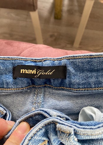 Kadın Mavi Midi Boy Denim Jean - Görsel 2