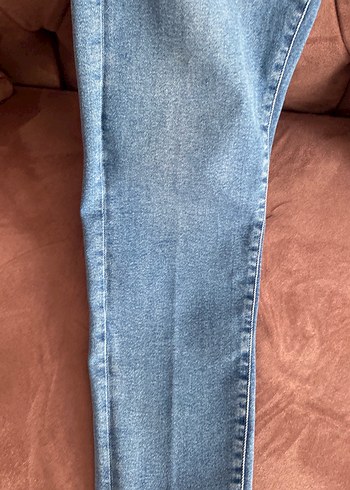 Kadın Mavi Midi Boy Denim Jean - Görsel 3