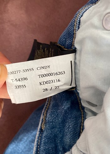 Kadın Mavi Midi Boy Denim Jean - Görsel 5