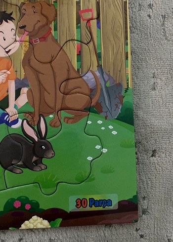 Çiftlik Temalı Renkli Çocuk Yapbozu - Görsel 4