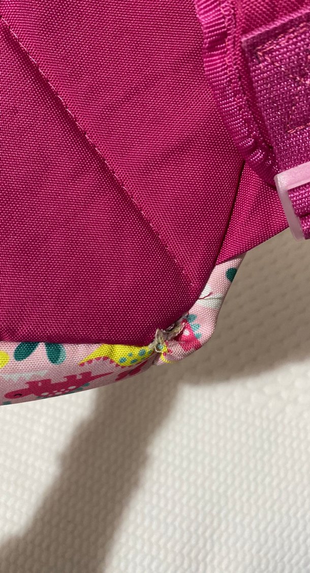 Renkli Pembe Dinozor Desenli Çocuk Sırt Çantası - Görsel 3