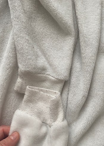 Bebek Erkek Beyaz Kürklü Tulumu - Görsel 4