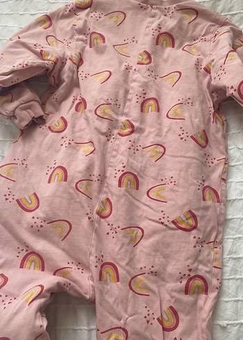 Fermuarlı Pembe Bebek Kız Tulum - Görsel 4