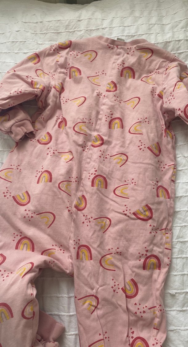 Fermuarlı Pembe Bebek Kız Tulum - Görsel 4