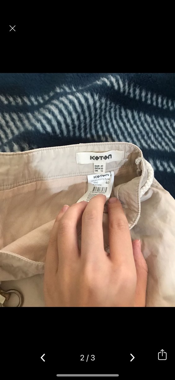 Beyaz Bel Detaylı Midi - Görsel 2