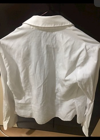 Beyaz Kadın Gömlek - Görsel 3